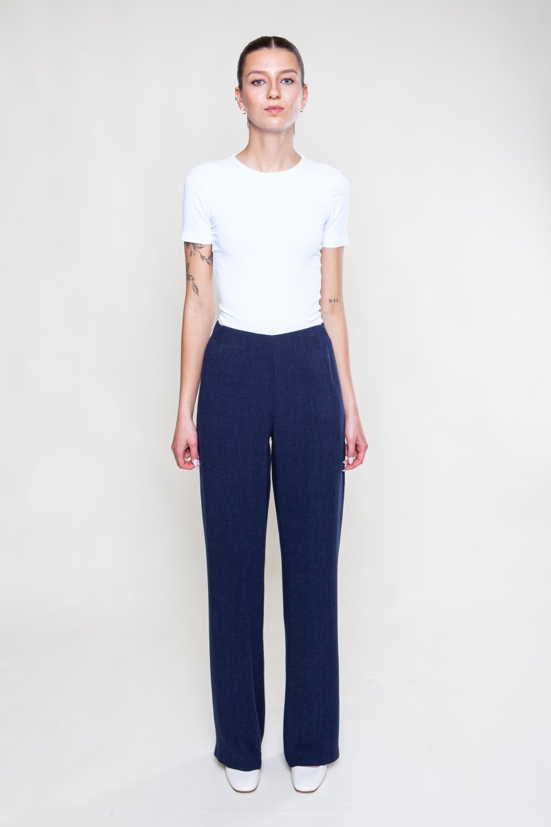 Chill Sommer  Hose Dunkelblau