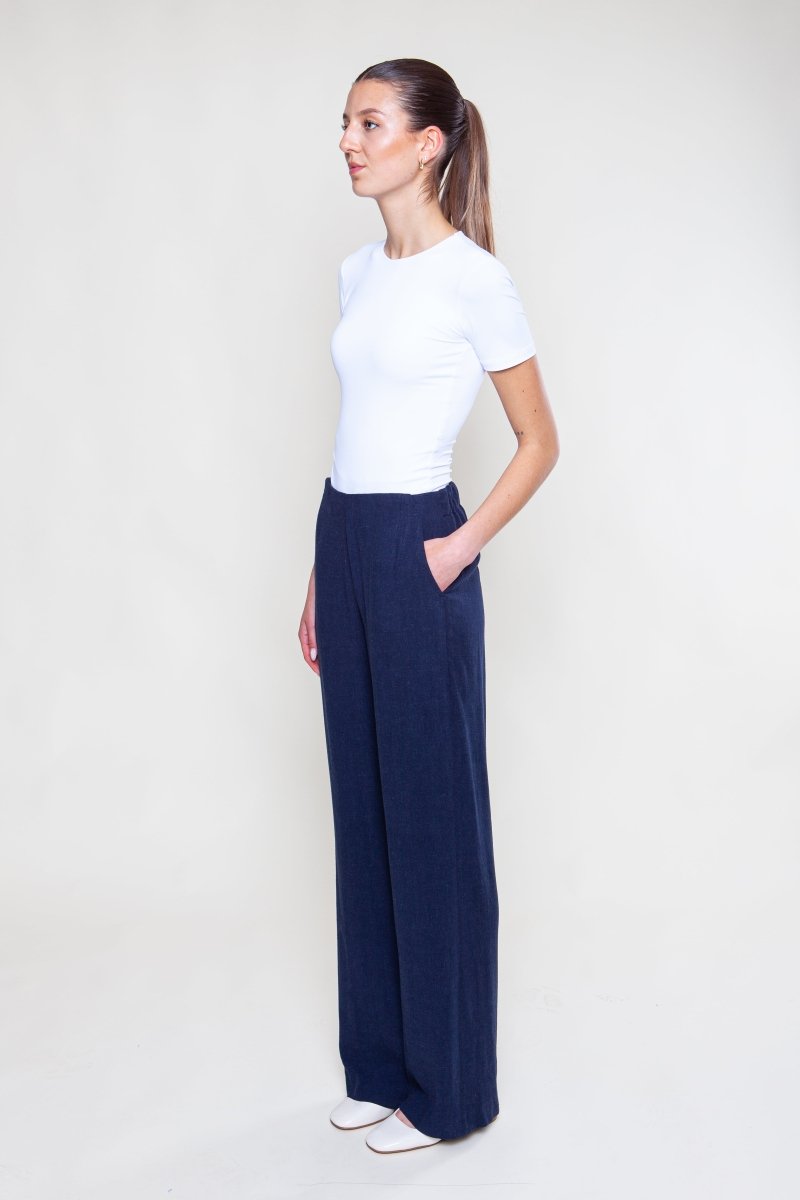 Chill Sommer  Hose Dunkelblau