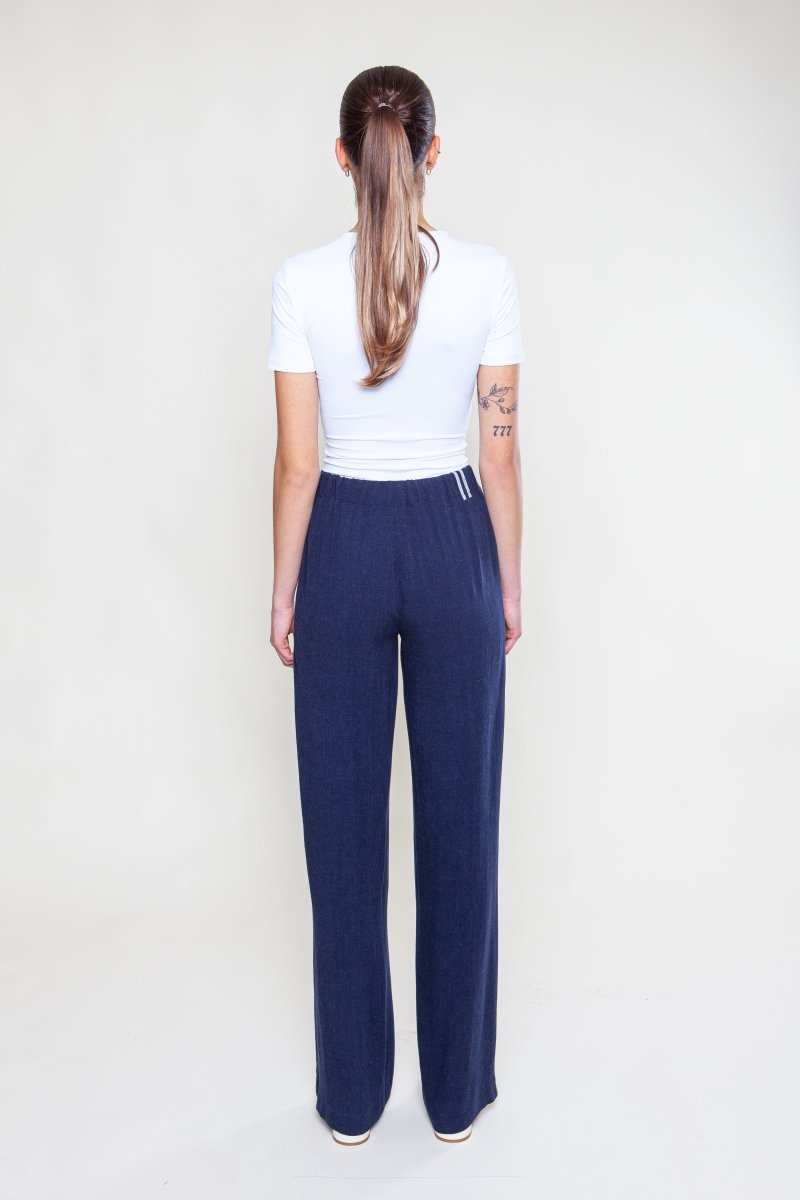 Chill Sommer  Hose Dunkelblau