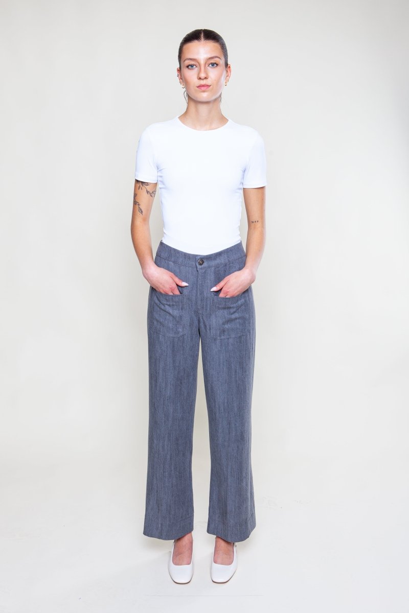 Sea Jeans Hose Grau